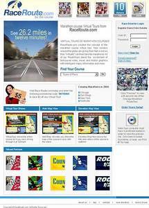  PHP Website for Media 'Race Route' - Marathon Races Directory