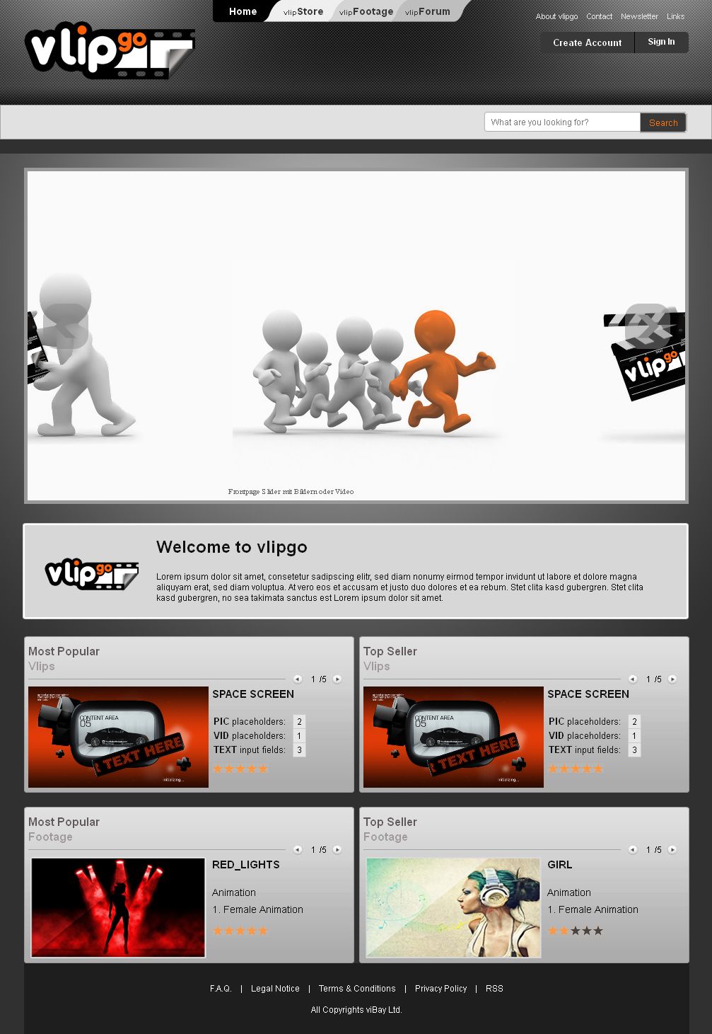 Vlipgo - A Video Making & Purchasing Site