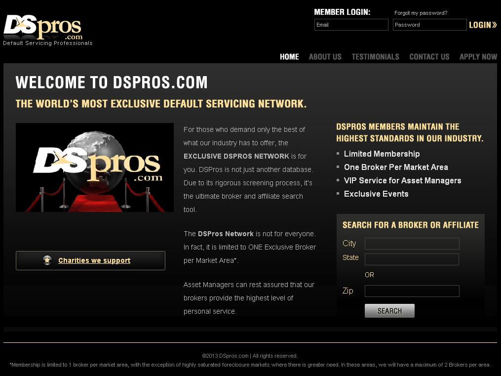  Development of PHP Based Broker Listing Website - DSPROS