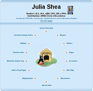  PHP Website for Real Estate 'Julia Shea' - Property Buying & Selling