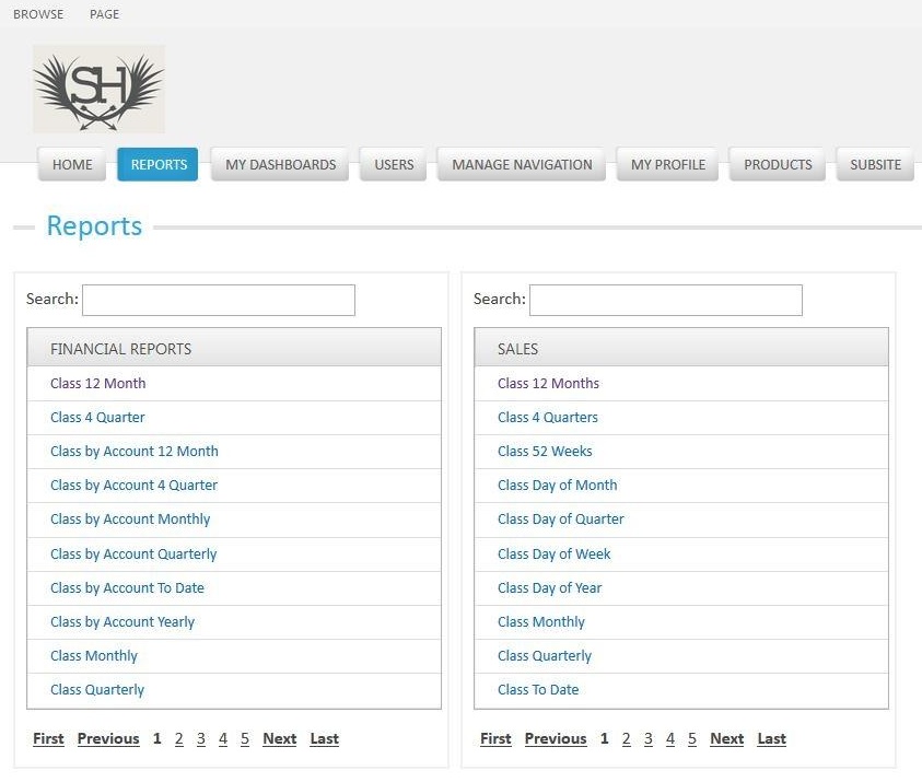 SharePoint Based Reporting Module and Dashboard
