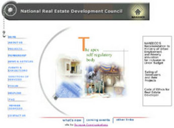  Website for Real Estate 'NAREDCO'- National Real Estate Development Council